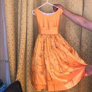 Orange dress